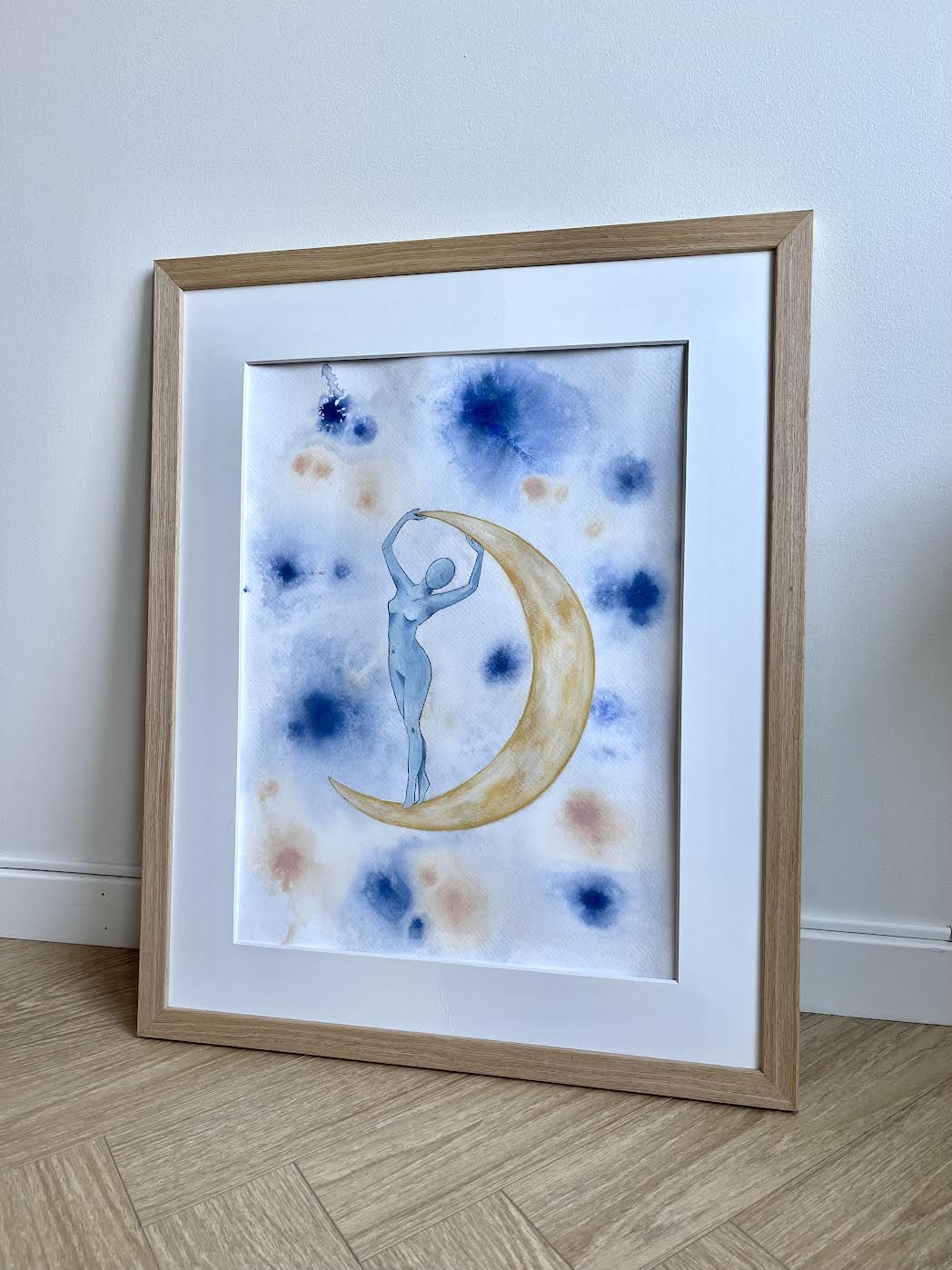 Moon child, 30x40 cm