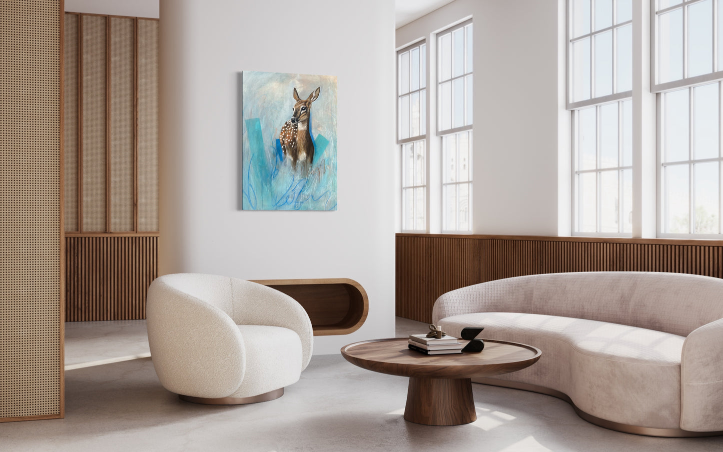 In the mist, 70x100 cm