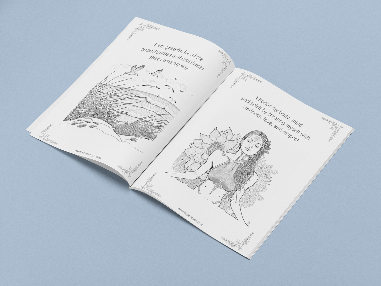 Divine Goddess Coloring Book