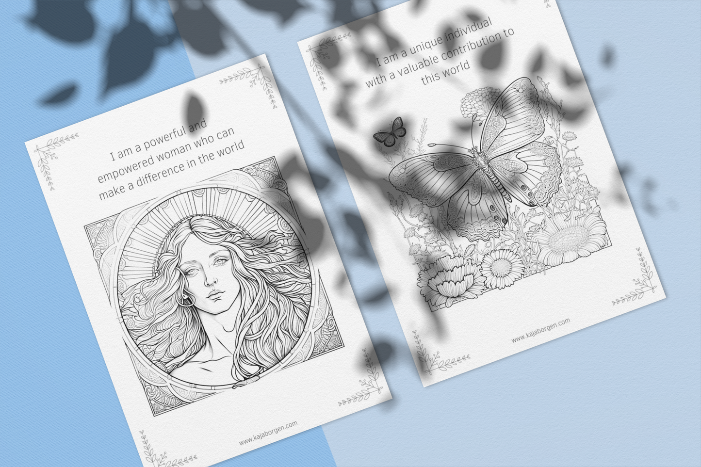 Divine Goddess Coloring Book