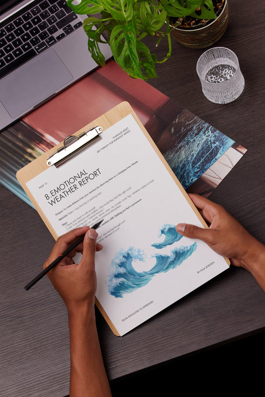 10-Minute Reset: Art Therapy for Burnout Minds
