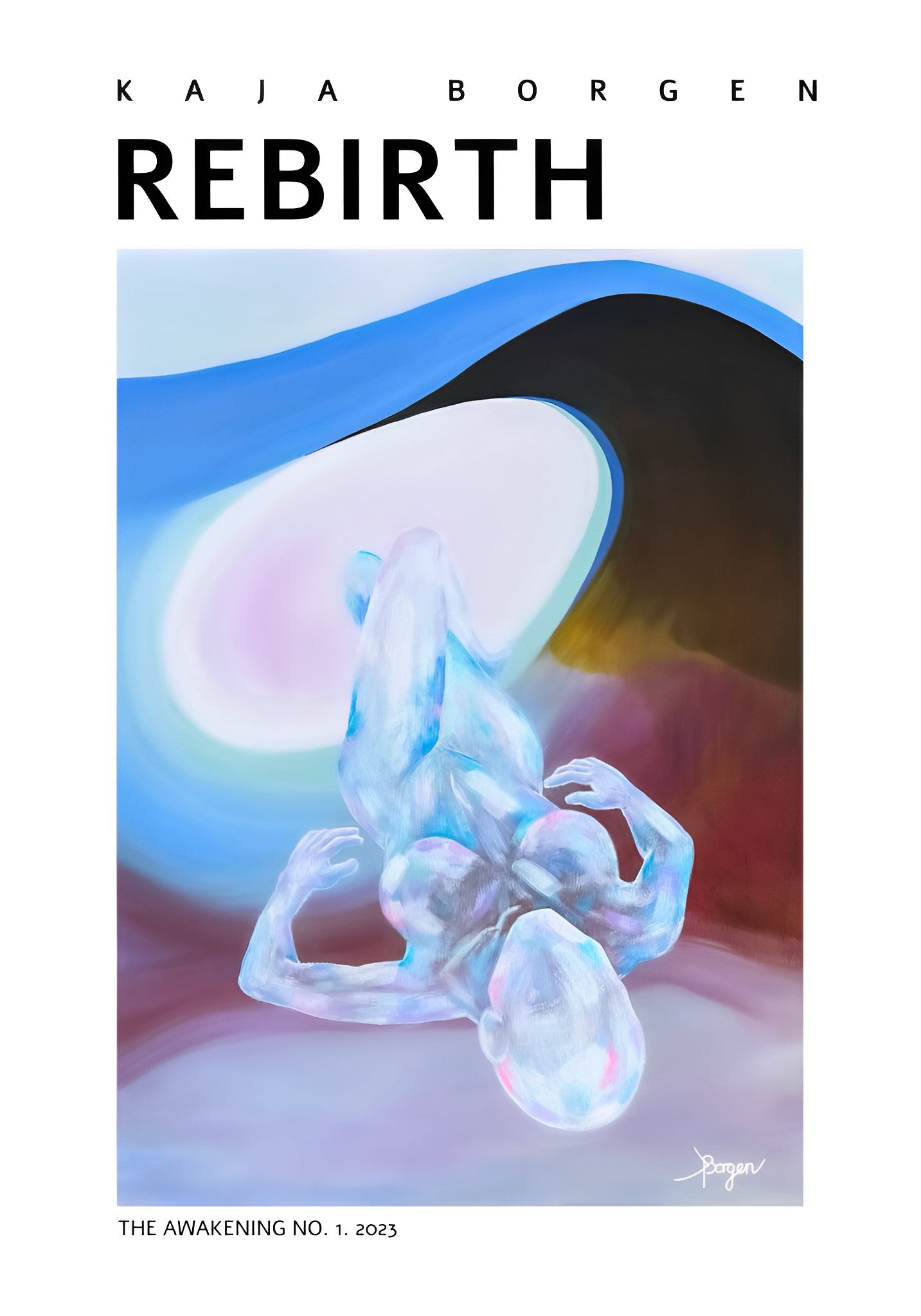 Rebirth -Poster. Discover the transcendent beauty of spiritual art prints and posters. Embrace spirituality and yoga through captivating visual expressions.