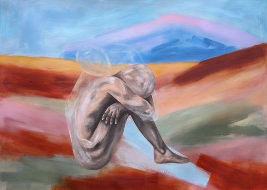 Nie allein 130x95 cm